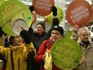 Протесты фермеров  прошли в центре  Берлина