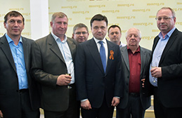 Губернатор Подмосковья встретился с представителями «Русского молока»